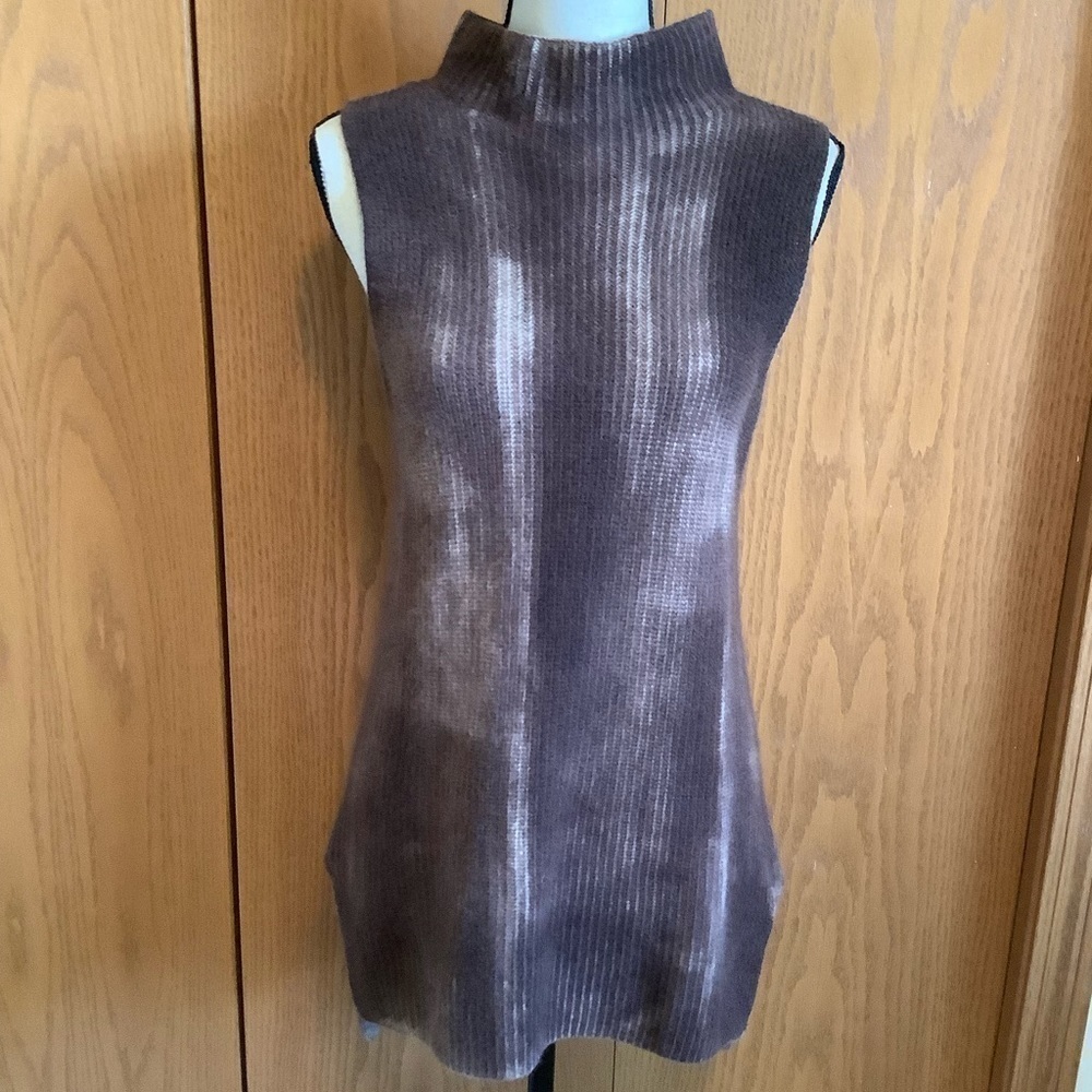 Zoe Couture Cashmere Sleeveless Tunic Dress Sz-S